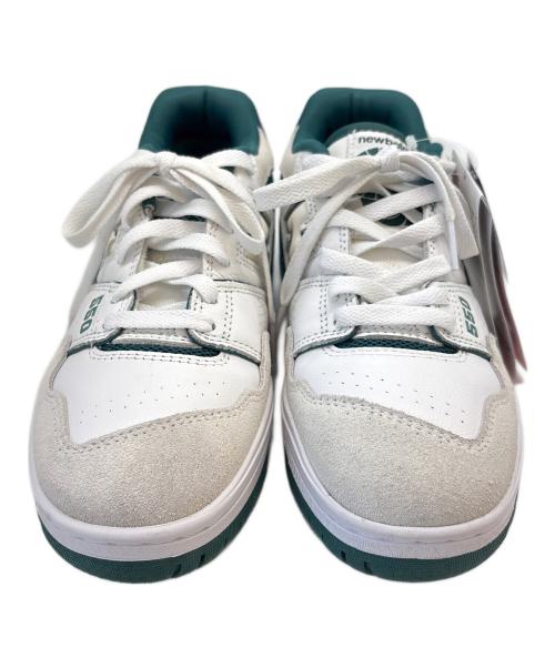 NEW BALANCE（ニューバランス）NEW BALANCE (ニューバランス) NEW BALANCE　ローカットスニーカー ホワイト×グリーン サイズ:24の古着・服飾アイテム
