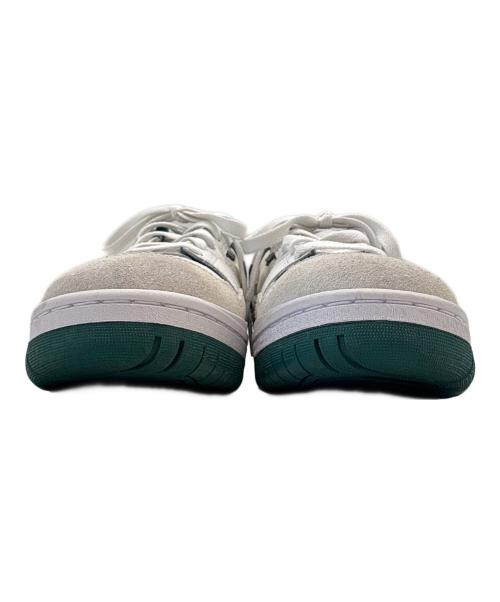 NEW BALANCE（ニューバランス）NEW BALANCE (ニューバランス) NEW BALANCE　ローカットスニーカー ホワイト×グリーン サイズ:24の古着・服飾アイテム