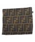 FENDI (フェンディ) FENDI　ズッカ　ポーチ ブラウン：6000円