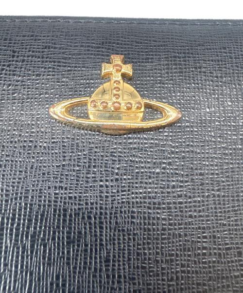 Vivienne Westwood（ヴィヴィアンウエストウッド）Vivienne Westwood (ヴィヴィアンウエストウッド) Vivienne Westwood　ラウンドファスナー財布 ブラックの古着・服飾アイテム