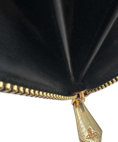 Vivienne Westwood（ヴィヴィアンウエストウッド）Vivienne Westwood (ヴィヴィアンウエストウッド) Vivienne Westwood　ラウンドファスナー財布 ブラックの古着・服飾アイテム