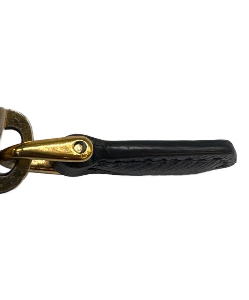 PRADA（プラダ）PRADA (プラダ) PRADA 　サフィアーノ 　2つ折り財布 ブラックの古着・服飾アイテム