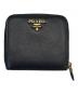 PRADA（プラダ）の古着「PRADA 　サフィアーノ 　2つ折り財布」｜ブラック