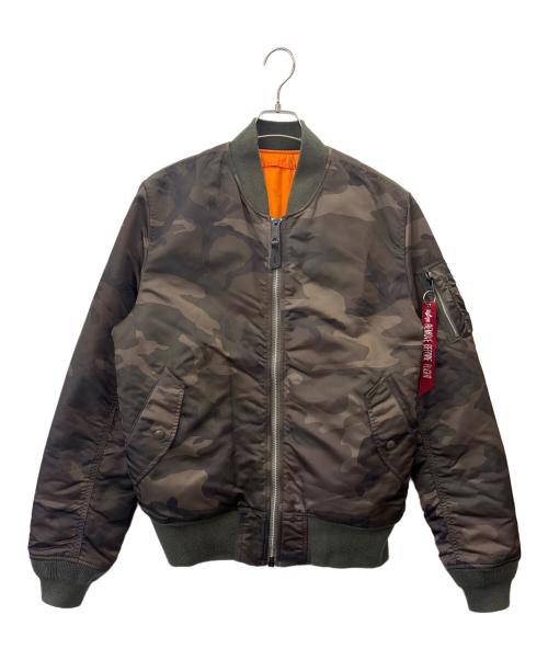 ALPHA（アルファ）ALPHA (アルファ) ALPHA 　MA-1ジャケット カーキ サイズ:XLの古着・服飾アイテム