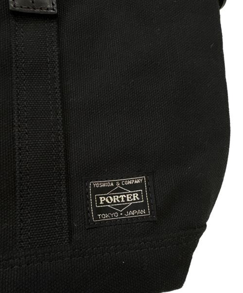 PORTER（ポーター）PORTER FABRICK MEDICOM TOY LIFE ENTERTAINMENT PORTER　FABRICK　MEDICOM TOY LIFE ENTERTAINMENT　キャンバストートバッグ ブラックの古着・服飾アイテム