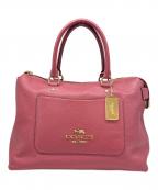 COACHコーチ）の古着「COACH　ハンドバッグ」｜ピンク