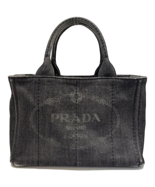 PRADA（プラダ）PRADA (プラダ) PRADA 　カナパ 　2wayトートバッグ ブラックの古着・服飾アイテム