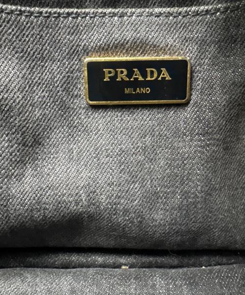 PRADA（プラダ）PRADA (プラダ) PRADA 　カナパ 　2wayトートバッグ ブラックの古着・服飾アイテム
