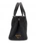 中古・古着 PRADA (プラダ) PRADA 　カナパ 　2wayトートバッグ ブラック：25000円
