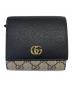 GUCCI（グッチ）の古着「GUCCI ダブルG バイカラー ミディアム ウォレット 2つ折り財布」
