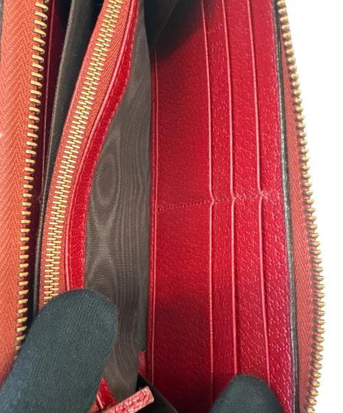GUCCI（グッチ）GUCCI (グッチ) GUCCI　クイーン マーガレット　ラウンドファスナー 長財布の古着・服飾アイテム