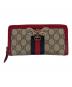 GUCCI（グッチ）の古着「GUCCI　クイーン マーガレット　ラウンドファスナー 長財布」