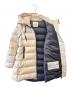 中古・古着 MONCLER (モンクレール) MONCLER SUYEN GIUBBOTTO ダウンジャケット ベージュ：40000円