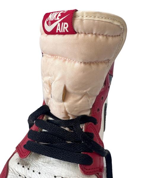 NIKE（ナイキ）NIKE (ナイキ) NIKE　AIR JORDAN 1 RETRO HIGH OG　ハイカットスニーカー ホワイト×レッド サイズ:27の古着・服飾アイテム