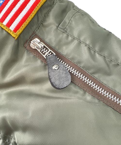 SIMPSON（シンプソン）SIMPSON (シンプソン) SIMPSON 　MA-1ジャケット オリーブ サイズ:3Lの古着・服飾アイテム