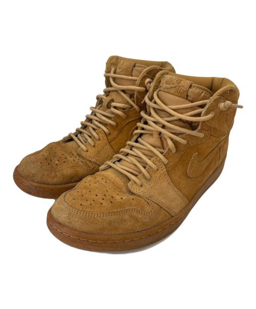 NIKE（ナイキ）NIKE (ナイキ) NIKE　AIR JORDAN1　ハイカットスニーカー ブラウン サイズ:28の古着・服飾アイテム