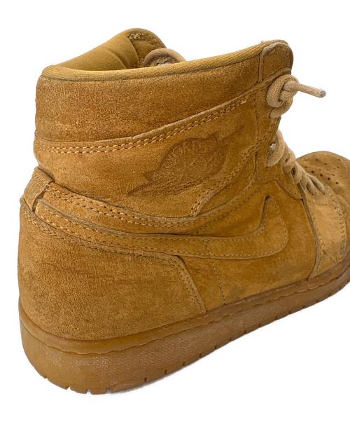 NIKE（ナイキ）NIKE (ナイキ) NIKE　AIR JORDAN1　ハイカットスニーカー ブラウン サイズ:28の古着・服飾アイテム