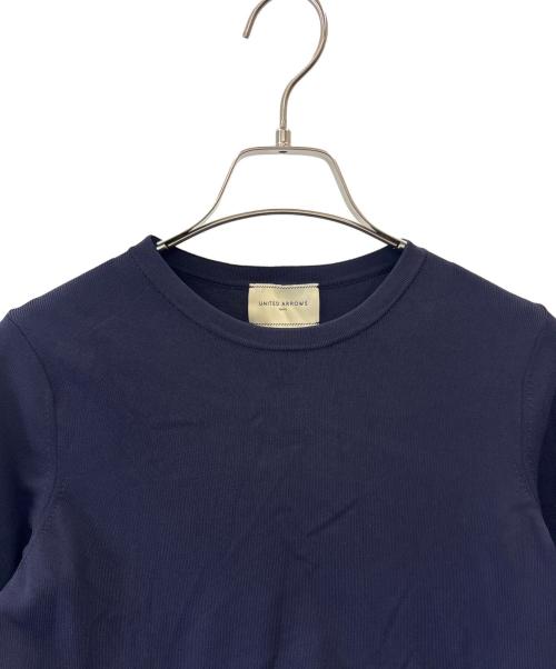 UNITED ARROWS（ユナイテッドアローズ）UNITED ARROWS (ユナイテッドアローズ) UNITED ARROWS　長袖カットソー ネイビー×ホワイト サイズ:記載なしの古着・服飾アイテム