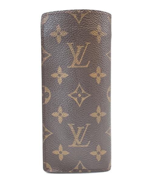 LOUIS VUITTON（ルイ ヴィトン）LOUIS VUITTON (ルイ ヴィトン) LOUIS VUITTON　モノグラム　眼鏡ケース ブラウンの古着・服飾アイテム