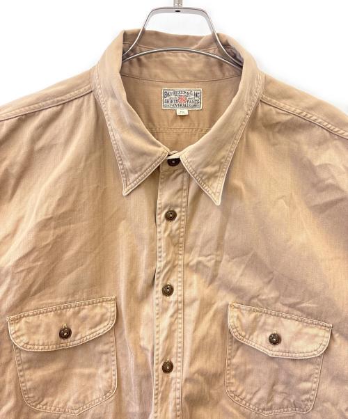 BUZZ RICKSON'S（バズリクソンズ）BUZZ RICKSON'S (バズリクソンズ) Buzz Rickson's HERRINGBONE WORK SHIRTS LONG SLEEVE ブラウン サイズ:18-18 1/2の古着・服飾アイテム