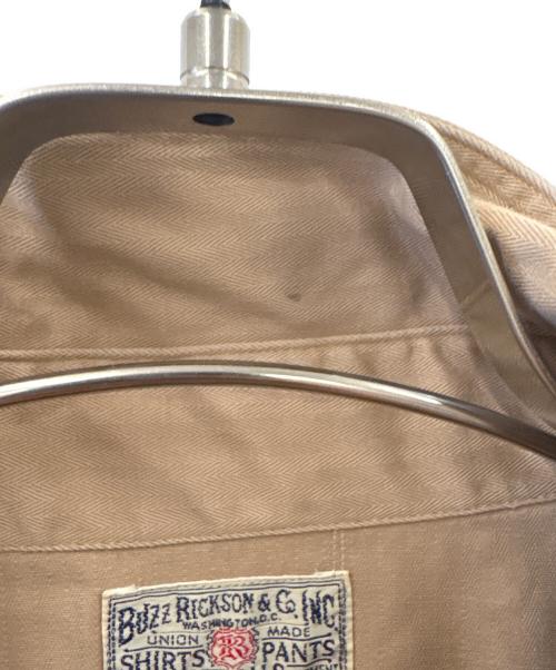 BUZZ RICKSON'S（バズリクソンズ）BUZZ RICKSON'S (バズリクソンズ) Buzz Rickson's HERRINGBONE WORK SHIRTS LONG SLEEVE ブラウン サイズ:18-18 1/2の古着・服飾アイテム