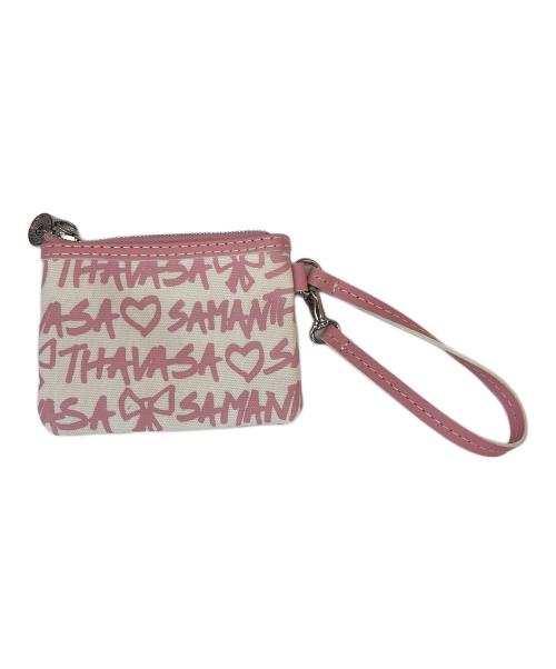 Samantha Thavasa（サマンサタバサ）Samantha Thavasa (サマンサタバサ) Samantha Thavasa　ハンドバッグ アイボリー×ピンクの古着・服飾アイテム