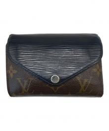 LOUIS VUITTON（ルイ ヴィトン）の古着「LOUIS VUITTON 　モノグラム  ポルトフォイユ・マリールー コンパクト　3つ折り財布」｜アンディゴブルー