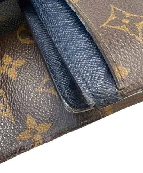 LOUIS VUITTON（ルイ ヴィトン）LOUIS VUITTON (ルイ ヴィトン) LOUIS VUITTON 　モノグラム  ポルトフォイユ・マリールー コンパクト　3つ折り財布 アンディゴブルーの古着・服飾アイテム
