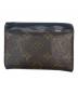 LOUIS VUITTON (ルイ ヴィトン) LOUIS VUITTON 　モノグラム  ポルトフォイユ・マリールー コンパクト　3つ折り財布 アンディゴブルー：12000円