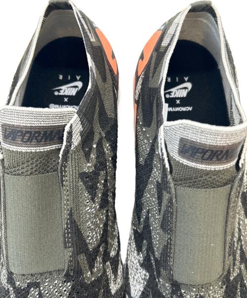 NIKE（ナイキ）NIKE (ナイキ) ACRONYM (アクロニウム) Vapormax Ｍoc2  NIKE ACRONYM ローカットスニーカー オリーブ×オレンジ サイズ:27.5の古着・服飾アイテム