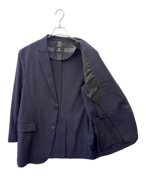 BLACK LABEL CRESTBRIDGE（ブラックレーベル クレストブリッジ）BLACK LABEL CRESTBRIDGE (ブラックレーベル クレストブリッジ) BLACK LABEL CRESTBRIDGE　セットアップスーツ ネイビー サイズ:ジャケット・パンツLLの古着・服飾アイテム