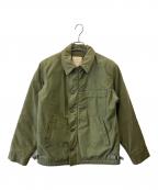 U'S NAVYユーエスネイビー）の古着「U'S NAVY　デッキジャケット」｜カーキ