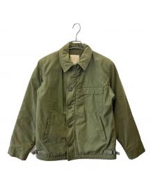 U'S NAVY（ユーエスネイビー）の古着「U'S NAVY　デッキジャケット」｜カーキ