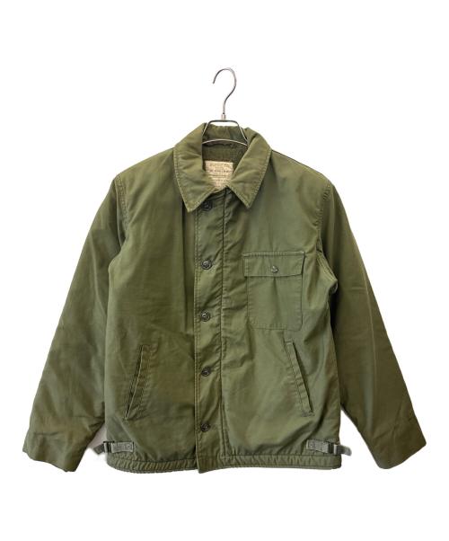 U'S NAVY（ユーエスネイビー）U'S NAVY (ユーエスネイビー) U'S NAVY　デッキジャケット カーキ サイズ:MEDIUMの古着・服飾アイテム