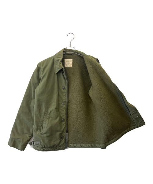 U'S NAVY（ユーエスネイビー）U'S NAVY (ユーエスネイビー) U'S NAVY　デッキジャケット カーキ サイズ:MEDIUMの古着・服飾アイテム