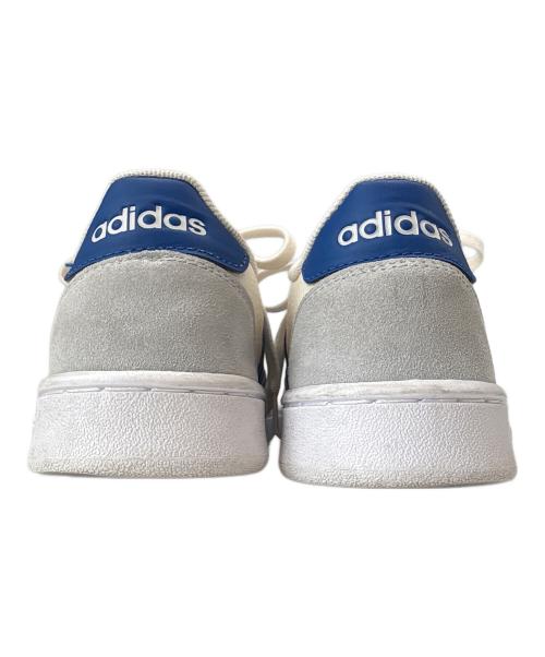 adidas（アディダス）adidas (アディダス) adidas　ローカットスニーカー アイボリー×ブルー サイズ:26の古着・服飾アイテム