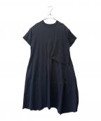 HeRIN.CYEヘリンドットサイ）の古着「HeRIN.CYE　半袖ワンピース」｜ブラック