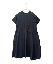 HeRIN.CYE（ヘリンドットサイ）の古着「HeRIN.CYE　半袖ワンピース」｜ブラック