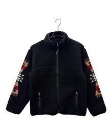 PENDLETON×B:MING by BEAMS（ペンドルトン×ビーミングバイビームス）の古着「PENDLETON × B:MING by BEAMS　ボアジャケット」｜ブラック