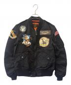 AVIREXアヴィレックス）の古着「AVIREX L-2Bフライトジャケット」｜ブラック