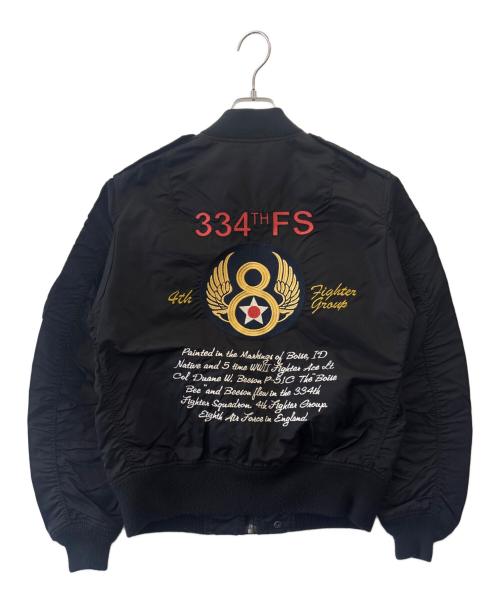 AVIREX（アヴィレックス）AVIREX (アヴィレックス) AVIREX L-2Bフライトジャケット ブラック サイズ:Ｌの古着・服飾アイテム