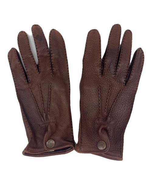 Dents（デンツ）Dents (デンツ) Dents　レザーグローブ ブラウンの古着・服飾アイテム