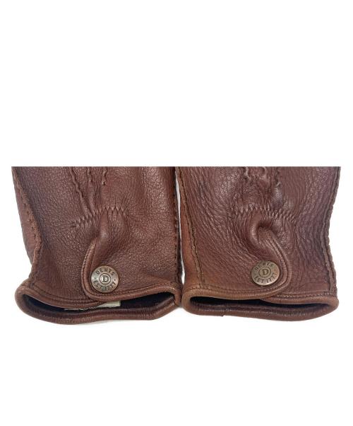 Dents（デンツ）Dents (デンツ) Dents　レザーグローブ ブラウンの古着・服飾アイテム