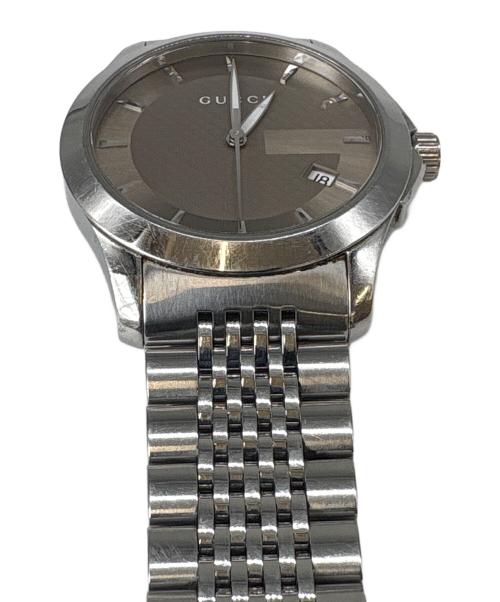 GUCCI（グッチ）GUCCI (グッチ) GUCCI　Gタイムレス　腕時計 ベージュの古着・服飾アイテム