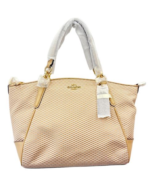 COACH（コーチ）COACH (コーチ) COACH 　2WAYバッグ ベージュの古着・服飾アイテム