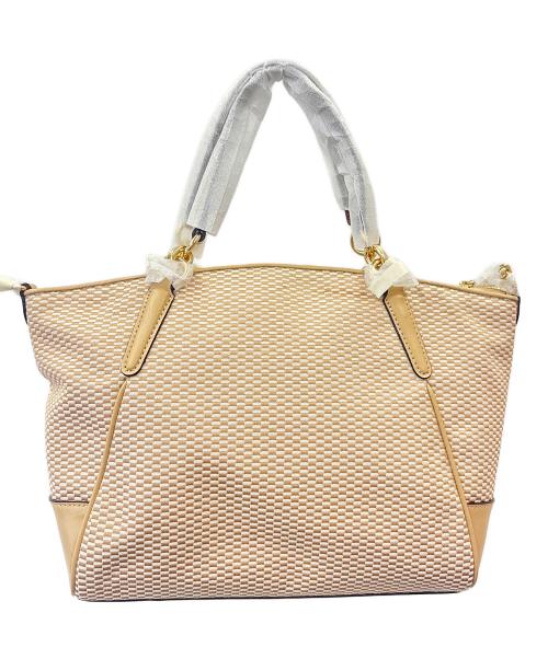 COACH（コーチ）COACH (コーチ) COACH 　2WAYバッグ ベージュの古着・服飾アイテム