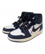 NIKEナイキ）の古着「NIKE　Air Jordan 1 Retro High OG」｜ホワイト×ネイビー
