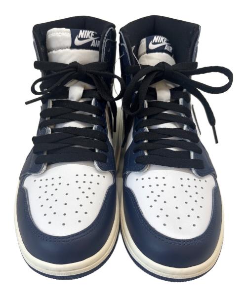 NIKE（ナイキ）NIKE (ナイキ) NIKE　Air Jordan 1 Retro High OG ホワイト×ネイビー サイズ:27.5の古着・服飾アイテム