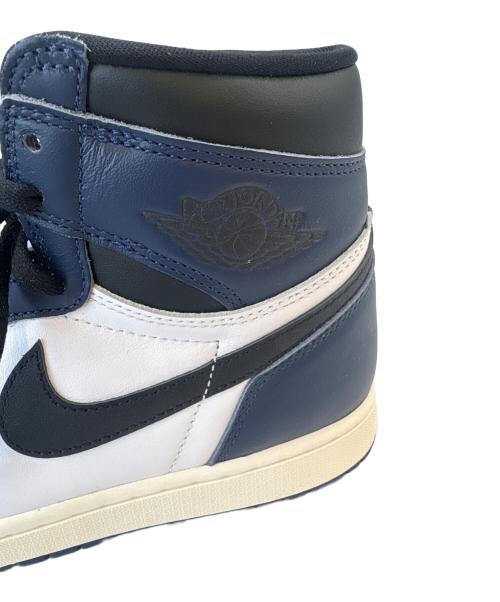NIKE（ナイキ）NIKE (ナイキ) NIKE　Air Jordan 1 Retro High OG ホワイト×ネイビー サイズ:27.5の古着・服飾アイテム