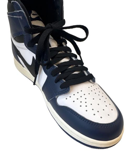 NIKE（ナイキ）NIKE (ナイキ) NIKE　Air Jordan 1 Retro High OG ホワイト×ネイビー サイズ:27.5の古着・服飾アイテム